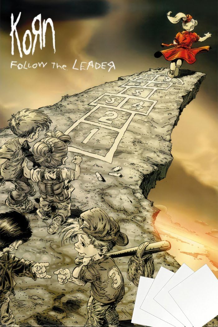 Amazon.com: Korn - Music Poster (Follow The Leader - Album Cover